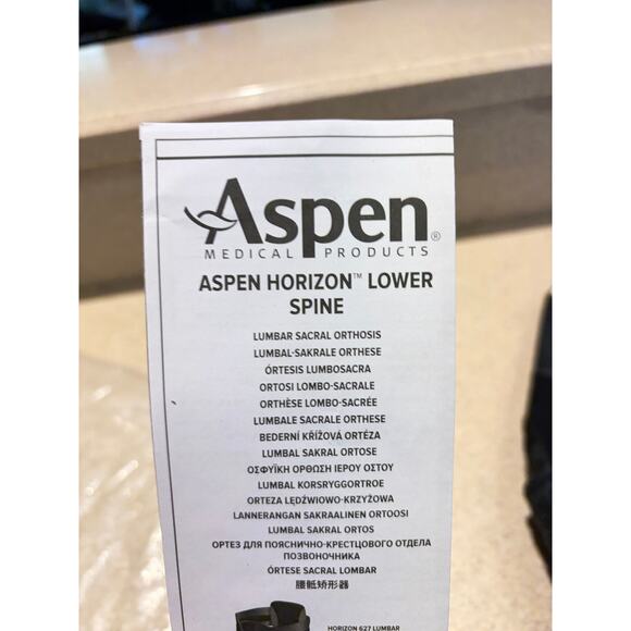Aspen Horizon 637 LSO Back Brace Lower Spine - Picture 3 of 8